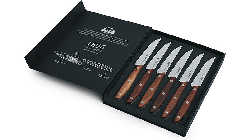 1896 PLAIN EDGE STEAK KNIFE 6 PCS SET